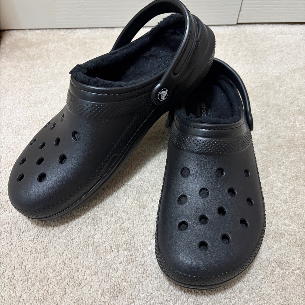 CROCS Dual Comfort Black Clogs